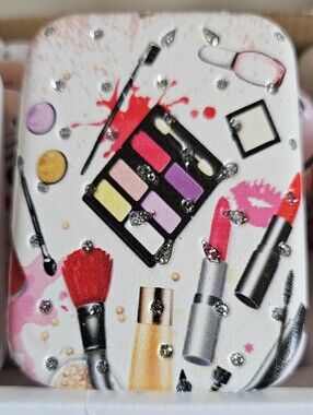 Makeup Print Compact Mirror